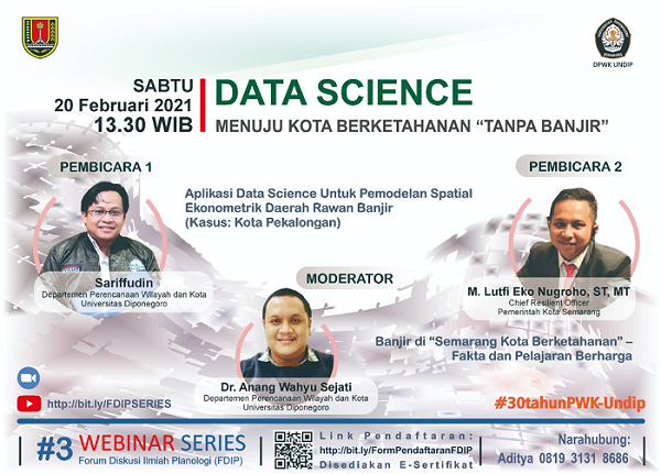 Data Science Menuju Kota Berketahanan “Tanpa Banjir”