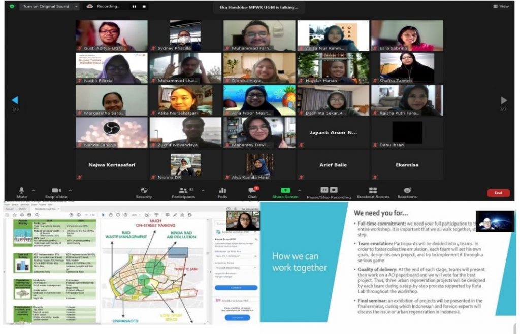 Kegiatan Diskusi dan Penyampaian Materi secara Daring