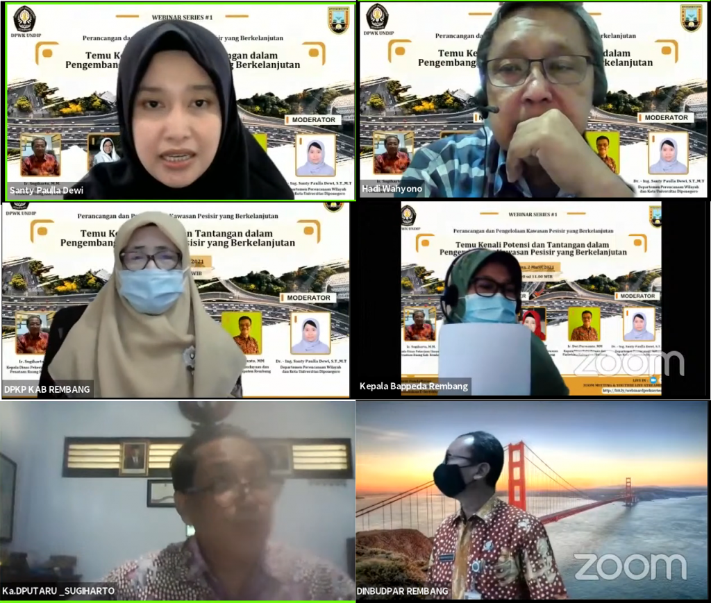 WEBINAR 2021 #1 Perancangan dan Pengelolaan Kawasan Pesisir yang Berkelanjutan