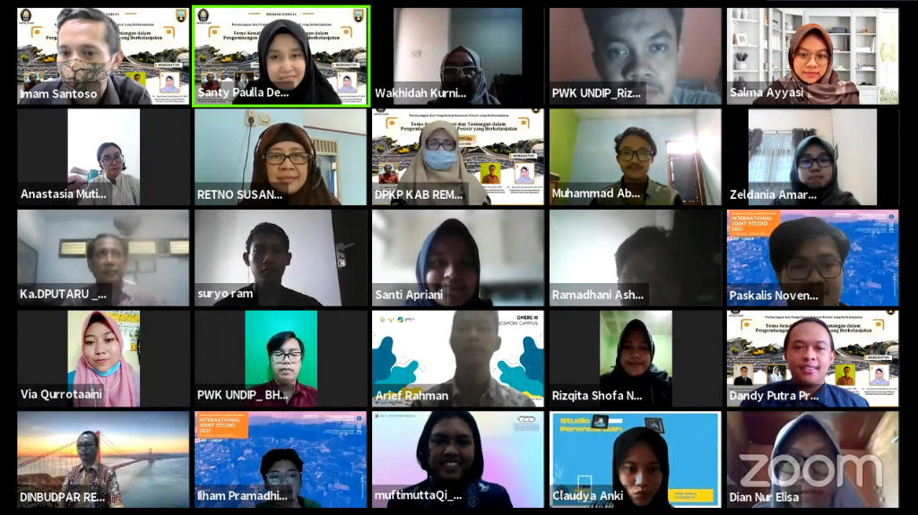 WEBINAR 2021 #1 Perancangan dan Pengelolaan Kawasan Pesisir yang Berkelanjutan